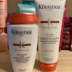 NEW Kerastase Nutritive Shampoo Conditioner Bundle